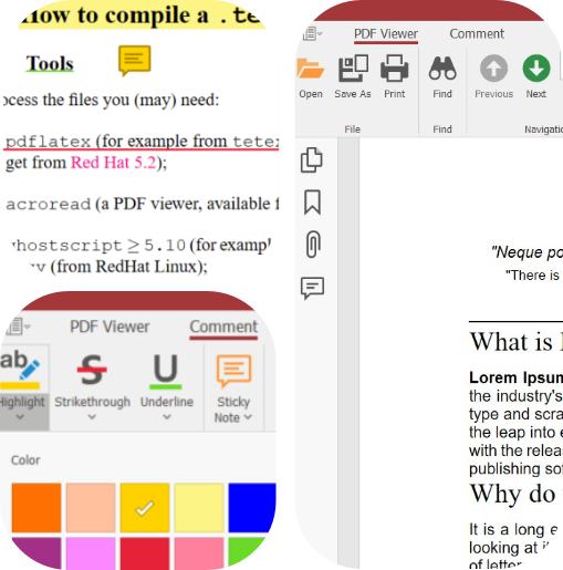 PdfXe is a PDF viewer and annotation tool