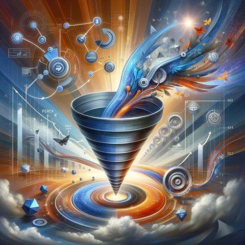 Business-oriented image for an article about 'Understanding The Importance Of Conversion Funnels', without an